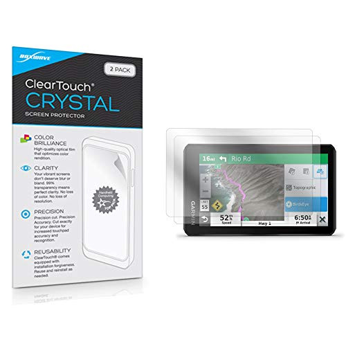 Garmin zumo XT Screen Protector- BoxWave -ClearTouch Crystal -2-Pack-- HD Film Skin - Shields from Scratches for Garmin zumo XT