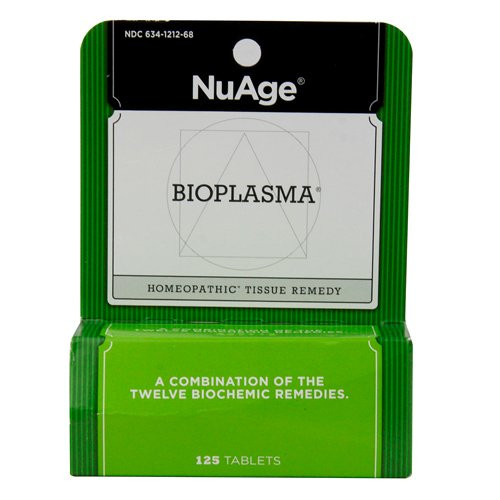 Nuage Homeopathic Bioplasma Tablets- Natural Combination of The 12 Biochemic Remedies- 125 Count Nuage Homeopathic Bioplasma Tablets- Natural Combination of The 12 Biochemic Remedies- 125 Count