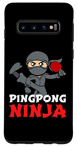 Galaxy S10 Pingpong Ninja Table Tennis Apparel Item Case