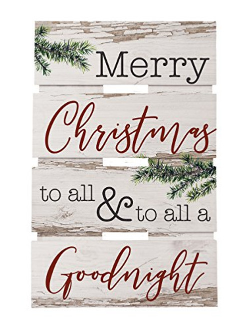 P. GRAHAM DUNN Merry Christmas All Goodnight Whitewash 10 x 15.5 Wood Skid Pallet Wall Plaque Sign P. GRAHAM DUNN Merry Christmas All Goodnight Whitewash 10 x 15.5 Wood Skid Pallet Wall Plaque Sign