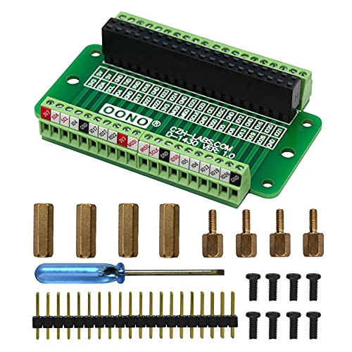 Ultra-Small RPi Zero Terminal Block Breakout Board Module- for Raspberry Pi Zero-W