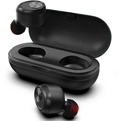 Wireless Headphone- Waterproof Bluetooth Earphone Stereo Design Headphone with Charging Box in Ear Earbuds Sports Headset Noise Cancelling with Microphone for iOS Android Wireless Headphone- Waterproof Bluetooth Earphone Stereo Design Headphone with Charging Box in Ear Earbuds Sports Headset Noise Cancelling with Microphone for iOS Android