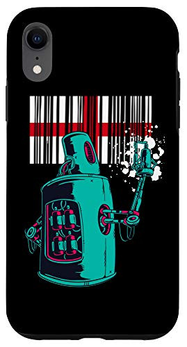 iPhone XR England Heritage English Roots Robot Spray Paint Case