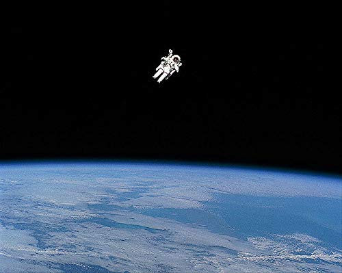 Nasa Astronaut Bruce Mccandless Space Walk - 17 Inch by 22 Inch Laminated Poster With Bright Colors And Vivid Imagery-Fits Perfectly In Many Attractive Frames