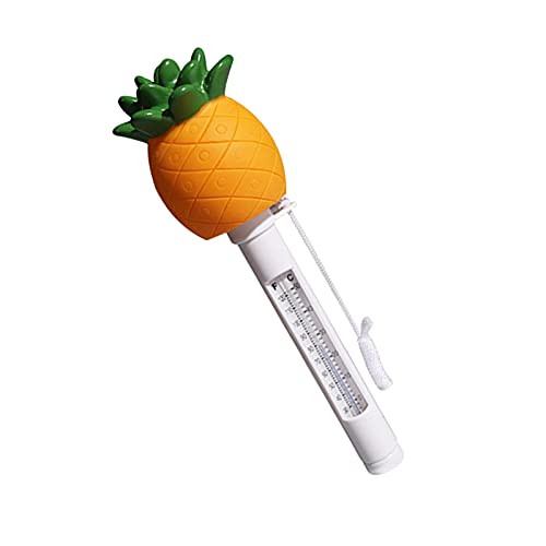 wuxiaobo Floating Swimming Pool Thermometer- Pineapple Spa Pool Thermometer Anti-Shatter Floating Thermometer for Outdoor  and  Indoor Swimming Pools- Spas- Hot Tubs