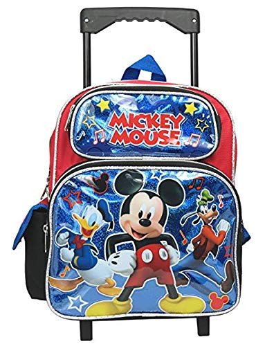 Mickey Mouse 12 inches Toddler(Small) Rolling Backpack