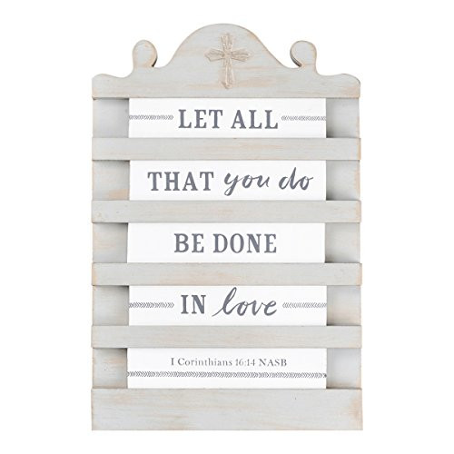 Announcement Board - Let All that You Do Be Done in Love - Wood Inserts