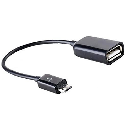 Data line Micro USB OTG Cable On The Go Micro USB Male to USB Female OTG Adapter Converter Cable for Smartphone Tablets Computers-Black-