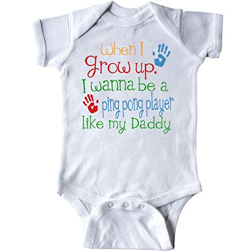 inktastic Ping Pong Player Like Daddy Infant Creeper 6 Months White 245fb inktastic Ping Pong Player Like Daddy Infant Creeper 6 Months White 245fb