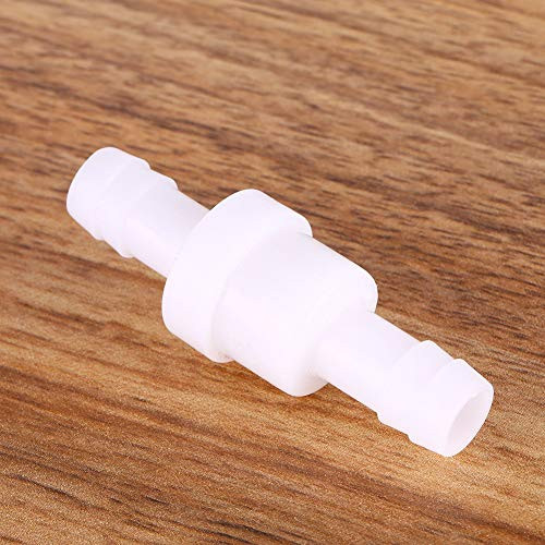One Way High Adsorption Properties 10mm Water Check Valve- Plastic Sump Pump Check Valve- Easy to Install- for Fuel Gas Diesel
