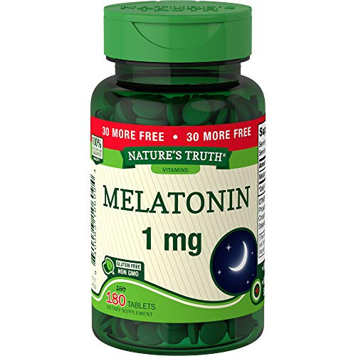 Nature's Truth Melatonin 1 mg Bonus 150 Plus 30 Tablets