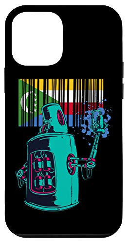 iPhone 12 mini Comoros Heritage Comoran Roots Robot Spray Paint Case
