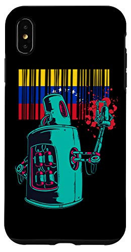 iPhone XS Max Venezuela Heritage Venezuelan Roots Robot Spray Paint Case