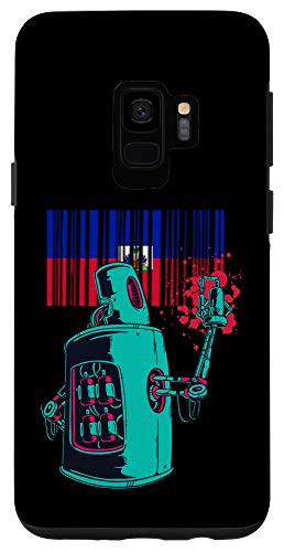 Galaxy S9 Haiti Heritage Haitian Roots Robot Spray Paint Case