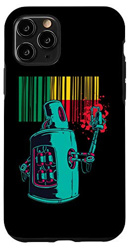 iPhone 11 Pro Benin Heritage Beninese Roots Robot Spray Paint Case