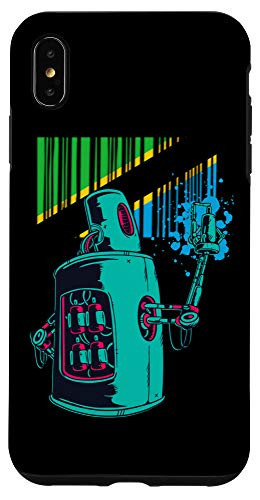 iPhone XS Max Tanzania Heritage Tanzanian Roots Robot Spray Paint Case
