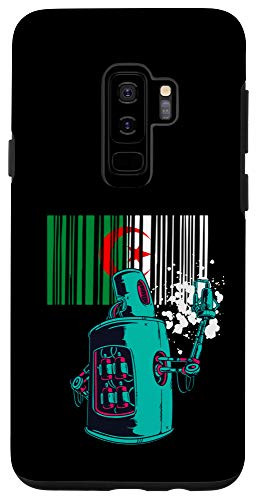 Galaxy S9 Plus  Algeria Heritage Algerian Roots Robot Spray Paint Case