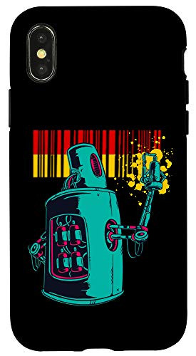 iPhone X/XS Germany Heritage German Roots Robot Spray Paint Case