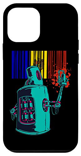iPhone 12 mini Moldova Heritage Moldovan Roots Robot Spray Paint Case