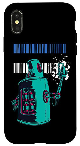 iPhone X/XS Estonia Heritage Estonian Roots Robot Spray Paint Case