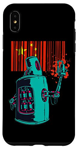 iPhone XS Max China Heritage Chinese Roots Robot Spray Paint Case