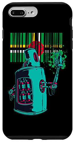 iPhone 7 Plus/8 Plus Dominica Heritage Dominican Roots Robot Spray Paint Case