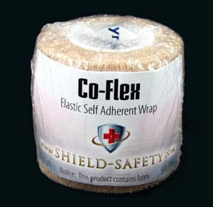Shield Safety - Elastic Cohesive Bandage 2" x 5 yds -12 Rolls-