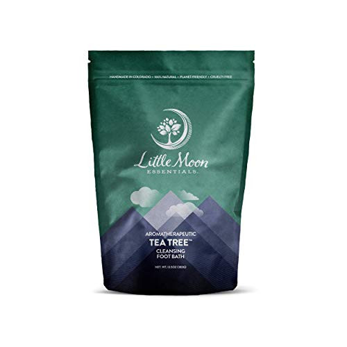Little Moon Essentials Cleansing Foot Bath Salt- Tea Tree- 13.5 oz.