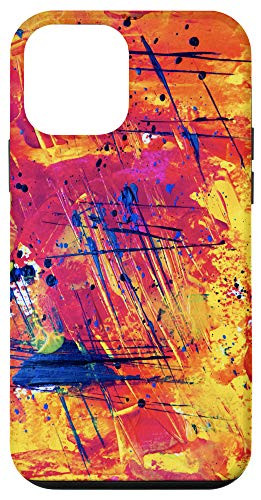 iPhone 12 mini Artistic Colorful Abstract Paint Splatter Case