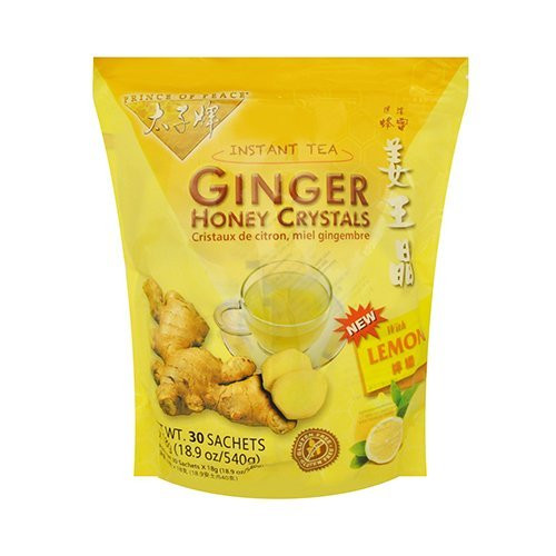 Prince of Peace® Instant Lemon Ginger Honey Crystals (30 Sachets) Pack of 3