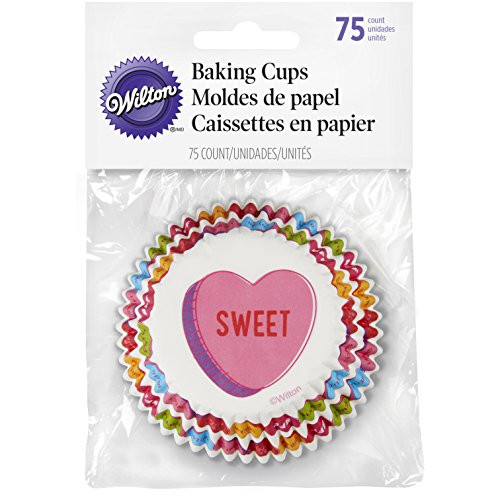 Wilton Standard Baking Cups-Words Can Express 75/Pkg, Multi