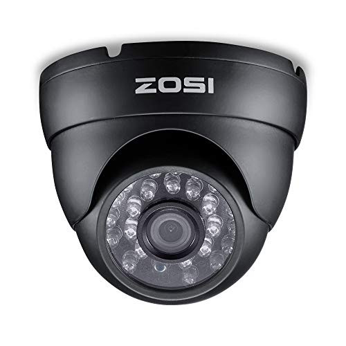 ZOSI 2.0 Megapixel HD 1080P 4-in-1 TVI/CVI/AHD/CVBS CCTV Camera Home Security Day/Night Waterproof Camera, 65ft(20m) IR Distance, Compatible for HD-TVI, AHD, CVI, and CVBS/960H Analog DVR