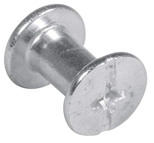 Rayher Special Fastening Screw- Silver- 1.1cm- Tab-Bag 8Pcs