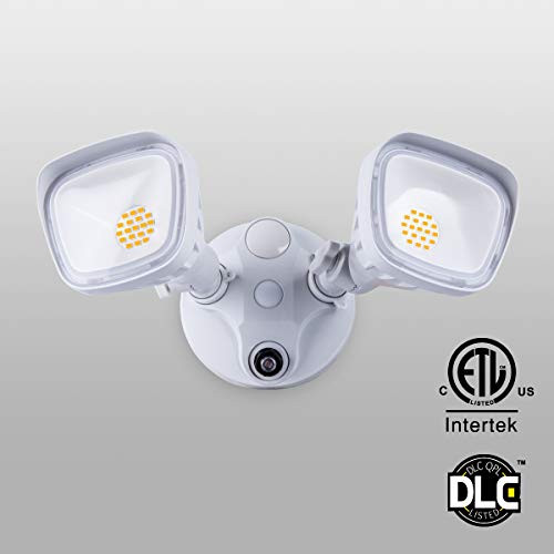 JJC Security Lights Outdoor Flood Light LED Dusk to Dawn Photocell Sensor Waterproof 20W(150W Equiv.)5000K-Daylight 1800LM DLC Certified&ETL-Listed Exterior Lighting for Yard Porch JJC Security Lights Outdoor Flood Light LED Dusk to Dawn Photocell Sensor Waterproof 20W(150W Equiv.)5000K-Daylight 1800LM DLC Certified&ETL-Listed Exterior Lighting for Yard Porch