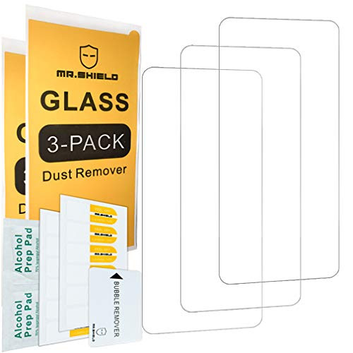 `-3-Pack--Mr.Shield Designed For Xiaomi -Redmi Note 9 5G- -5G Version ONLY--Tempered Glass- -Japan Glass with 9H Hardness- Screen Protector with Lifetime Replacement