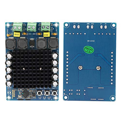 100W Plus 100W Bluetooth 4.1 Amplifier Board High Efficiency DC 12-24V Dual Channel Stereo Audio Digital Power Amplifier Module TDA7498 Chip for MP3 MP4 PC