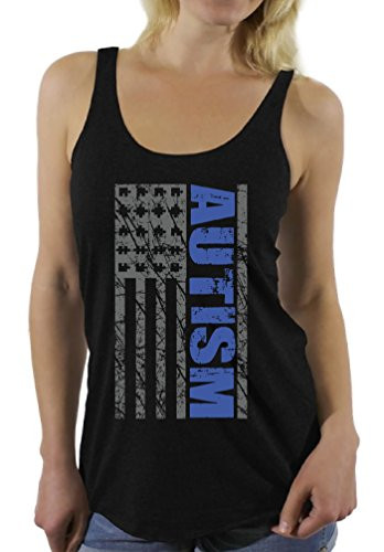 Awkward Styles Autism Women's Racerback Top Autism Awareness Tank Top -2XL- Autism Awareness-