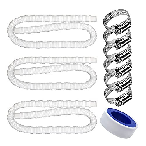 2021 New Swimming Pool Replacement Hose Kit - Pool Hoses for Above Ground Pools- 1.25" Diameter Accessory Pool Pump Replacement Hose 59 Long - Filter Pump Hose for Pool Pump 2021 New Swimming Pool Replacement Hose Kit - Pool Hoses for Above Ground Pools- 1.25" Diameter Accessory Pool Pump Replacement Hose 59 Long - Filter Pump Hose for Pool Pump