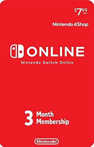 Nintendo Switch Online Individual Membership Card -3-Month-