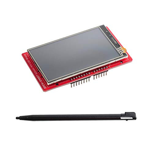 DIYmalls 3.2 inch TFT Shield LCD Display Module 400x240 ILI9327 Resistive Touch Screen 5V onboard Temperature Sensor for Arduino UNO R3 Mega 2560