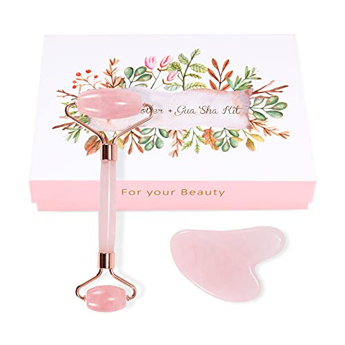 Dual Head Jade Roller Gua Sha Board Beauty Massage Roller Skin Friendly Practical Gua Sha Scraping Massage Gua Sha Tool Facial Eye Body Skin Care Muscle Relaxing and Relieve Fine Lines and Wrinkles Dual Head Jade Roller Gua Sha Board Beauty Massage Roller Skin Friendly Practical Gua Sha Scraping Massage Gua Sha Tool Facial Eye Body Skin Care Muscle Relaxing and Relieve Fine Lines and Wrinkles