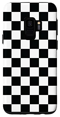Galaxy S9 Chess Board Checkerboard Black White Checkered Case