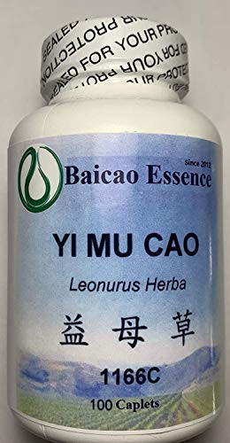 Yi Mu Cao- Leonurus herb- 100 CT of Oval Tablet--500mg- by baicao