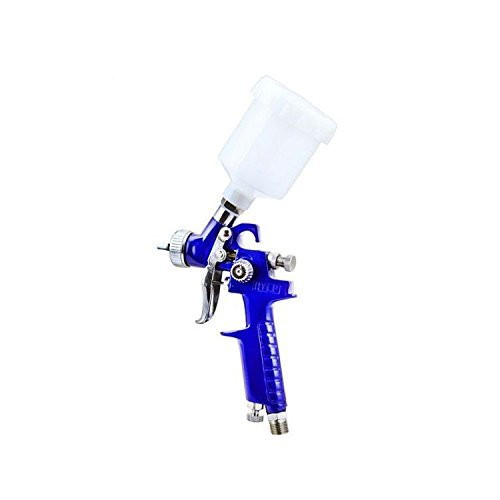 Mini HVLP Gravity Feed Air Spray Gun Kit Auto Car Detail Touch Up Paint Sprayer Spot Repair