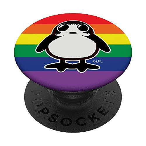 Star Wars Rainbow Porg PopSockets PopGrip: Swappable Grip for Phones  and  Tablets