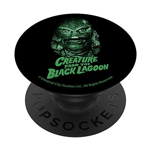 Universal Monsters Creature From The Black Lagoon Portrait PopSockets PopGrip: Swappable Grip for Phones  and  Tablets