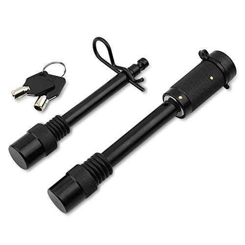 BOYISEN Trailer Hitch Pin Lock, 1/2" and 5/8" Receiver Hitch Pin Lock Set Anti-Rattle for Class I,II,III,IV,V Hitches