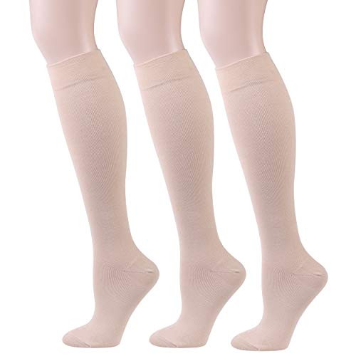 WXXM Compression Socks for Women Circulation-Compression Socks 15-20 mmHg-Best for Running-Medical-Nurse-Travel-Cycling 3 Pairs Black Small WXXM Compression Socks for Women Circulation-Compression Socks 15-20 mmHg-Best for Running-Medical-Nurse-Travel-Cycling 3 Pairs Black Small