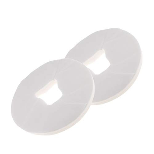 Backbayia 200 Pieces Disposable Face Cradle Covers Massage Table Headrest Cradle Pads
