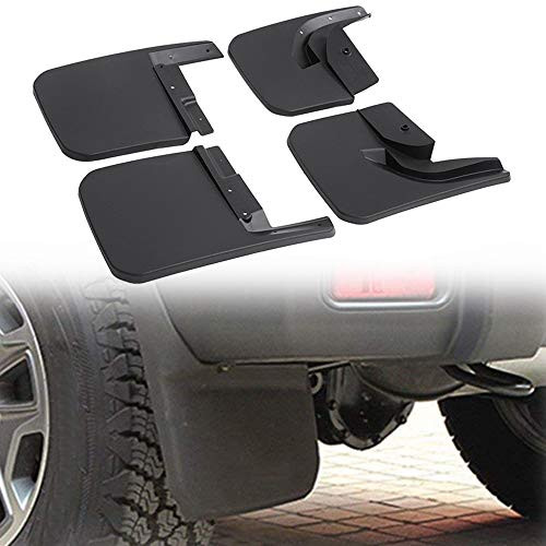 IBACP 2018 Jeep Wrangler JL Front and Rear Molded Splash Guards 4pcs Fender Mud Guards Mud Splash